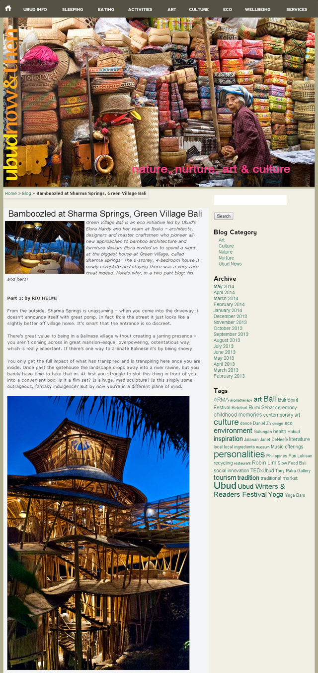 Ubud now and then publish