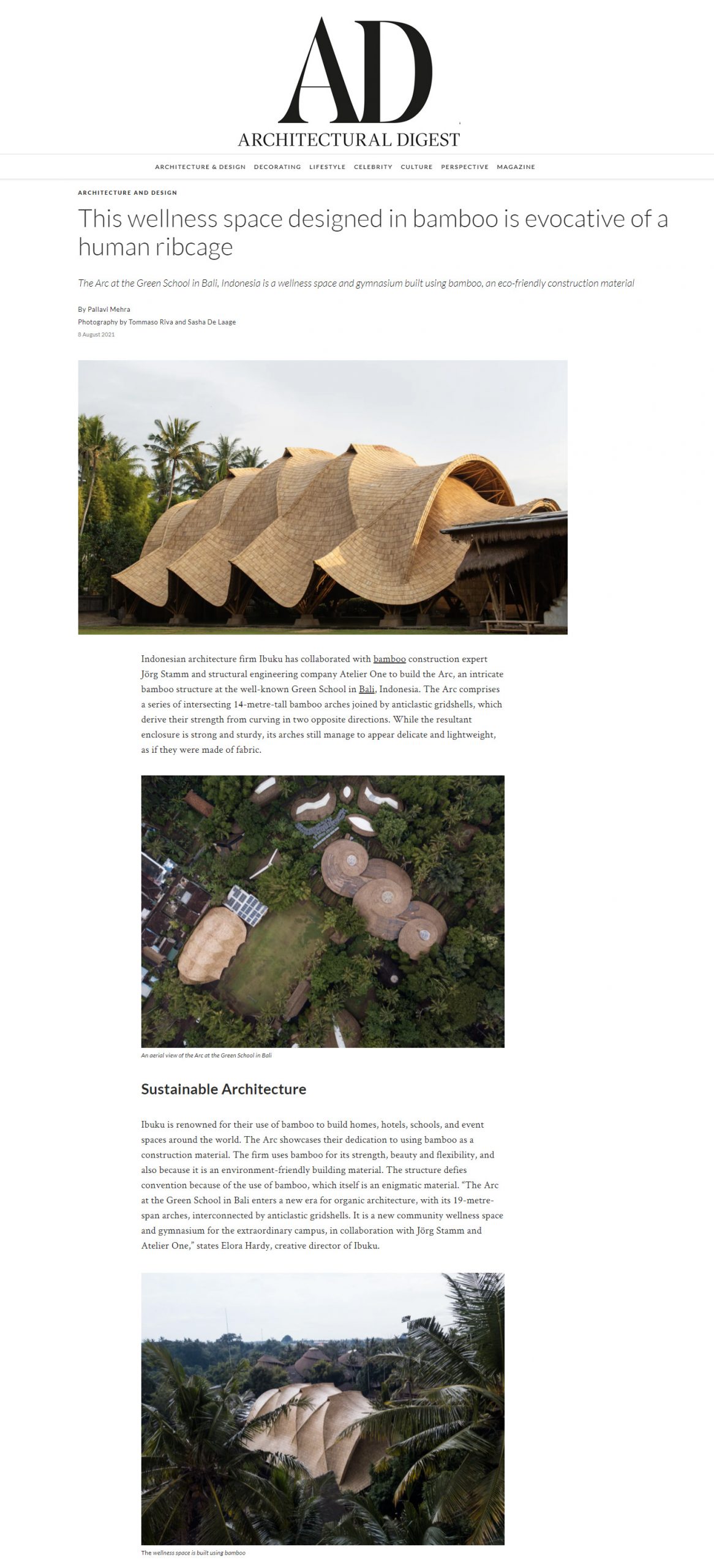 Architectural Digest IBUKU Architectural Digest IBUKU